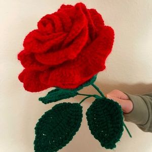Handmade Crochet Rose